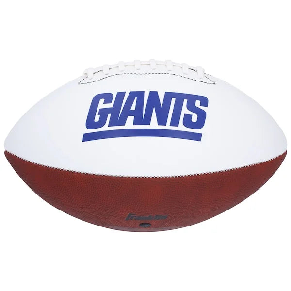 Theo Johnson Signed Giants Football | Franklin White Panel