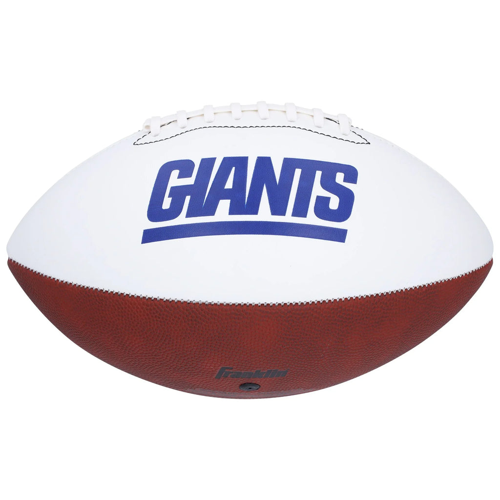 Theo Johnson Signed Giants Football | Franklin White Panel