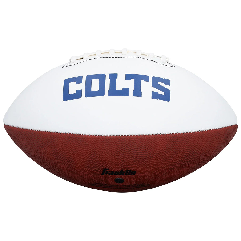 Daniel Jones Signed Colts Football | Indiana Jones Inscription