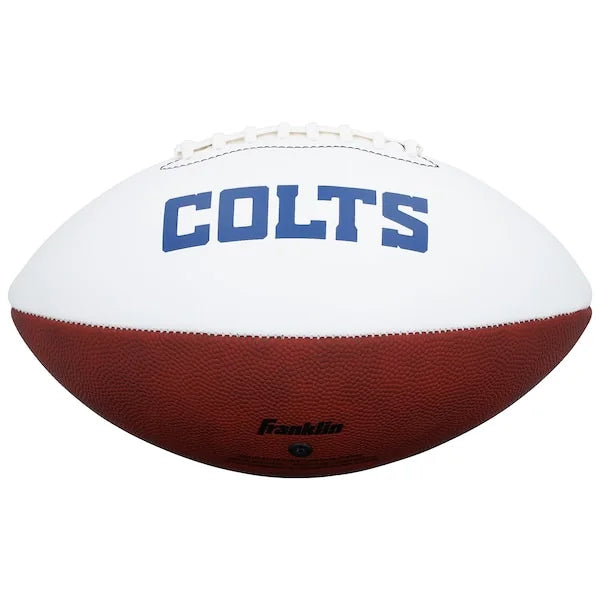 Daniel Jones Signed Colts Football | "For The Shoe" Inscription