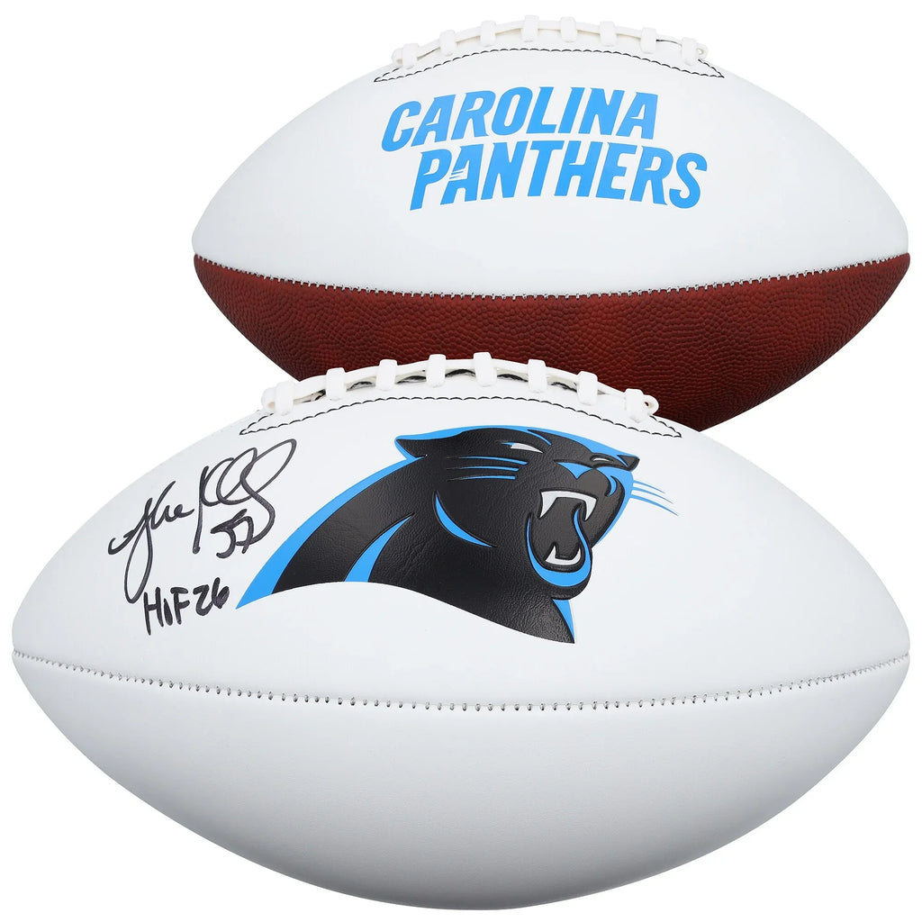Luke Kuechly Signed Panthers Football | HOF 26 Inscription
