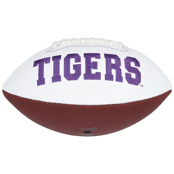 Hand Signed Trevor Lawrence Clemson Tigers Football | White Panel