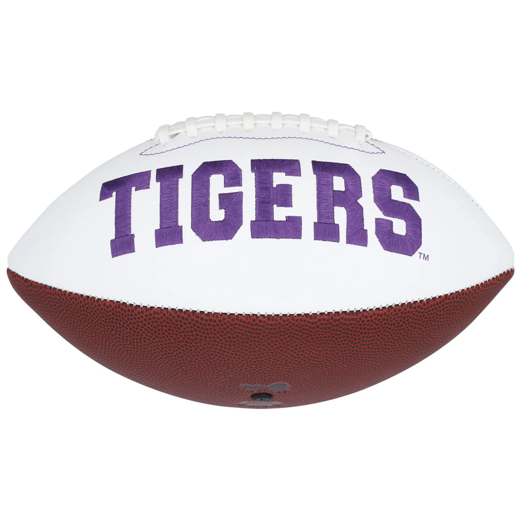 Hand Signed Trevor Lawrence Clemson Tigers Football | White Panel