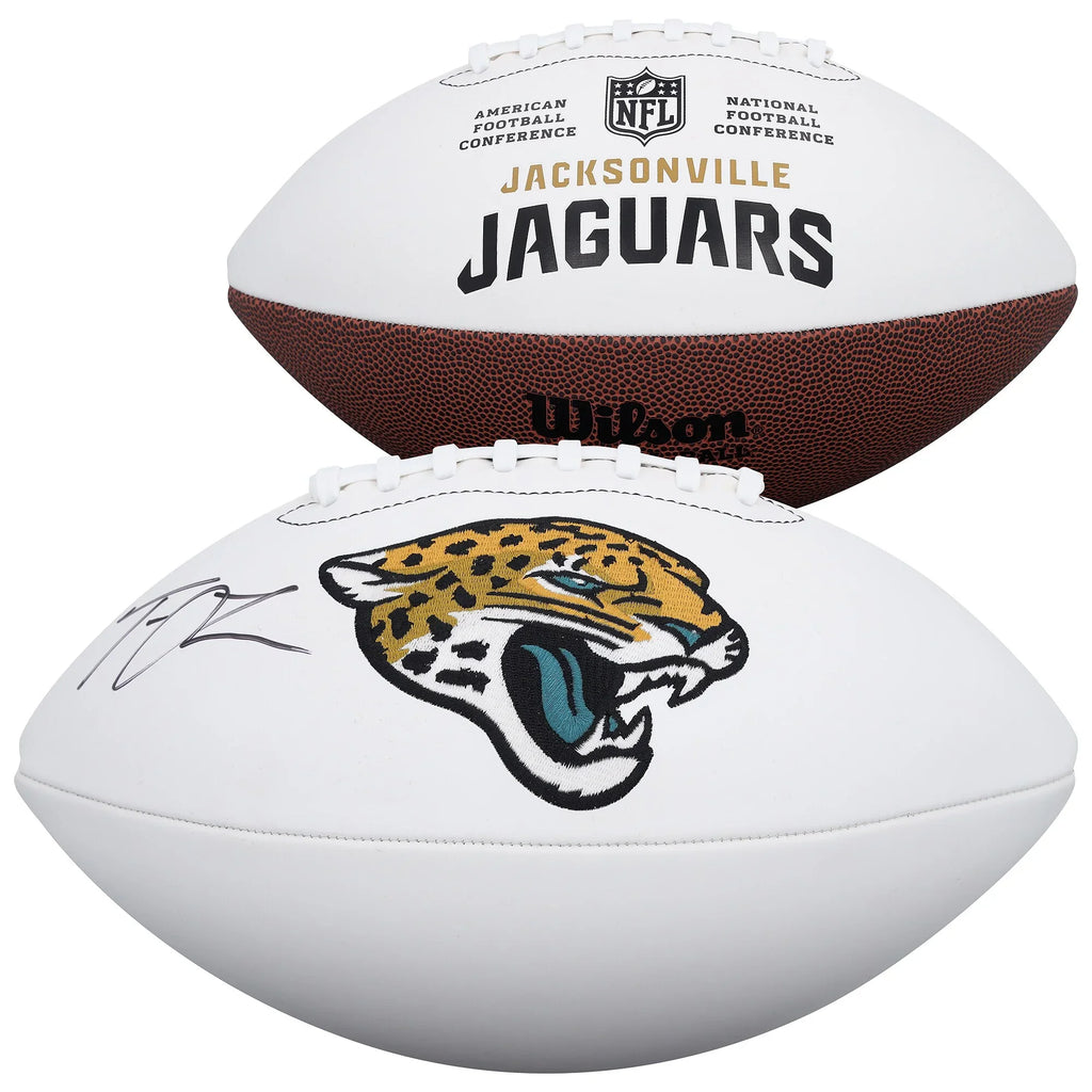 Trevor Lawrence Signed Jaguars Football | White Panel Wilson