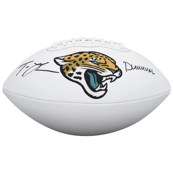Trevor Lawrence Signed Wilson Football | DUUUVAL Inscription