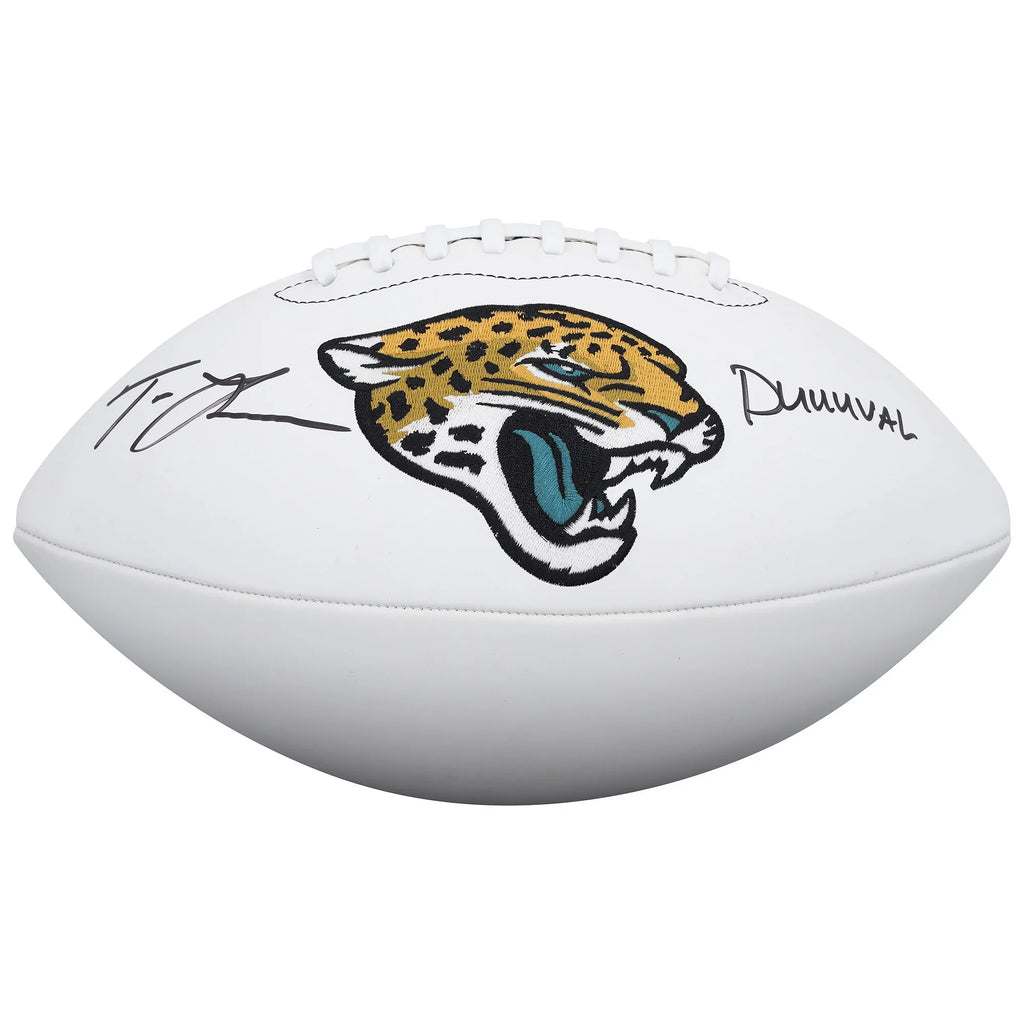 Trevor Lawrence Signed Wilson Football | DUUUVAL Inscription