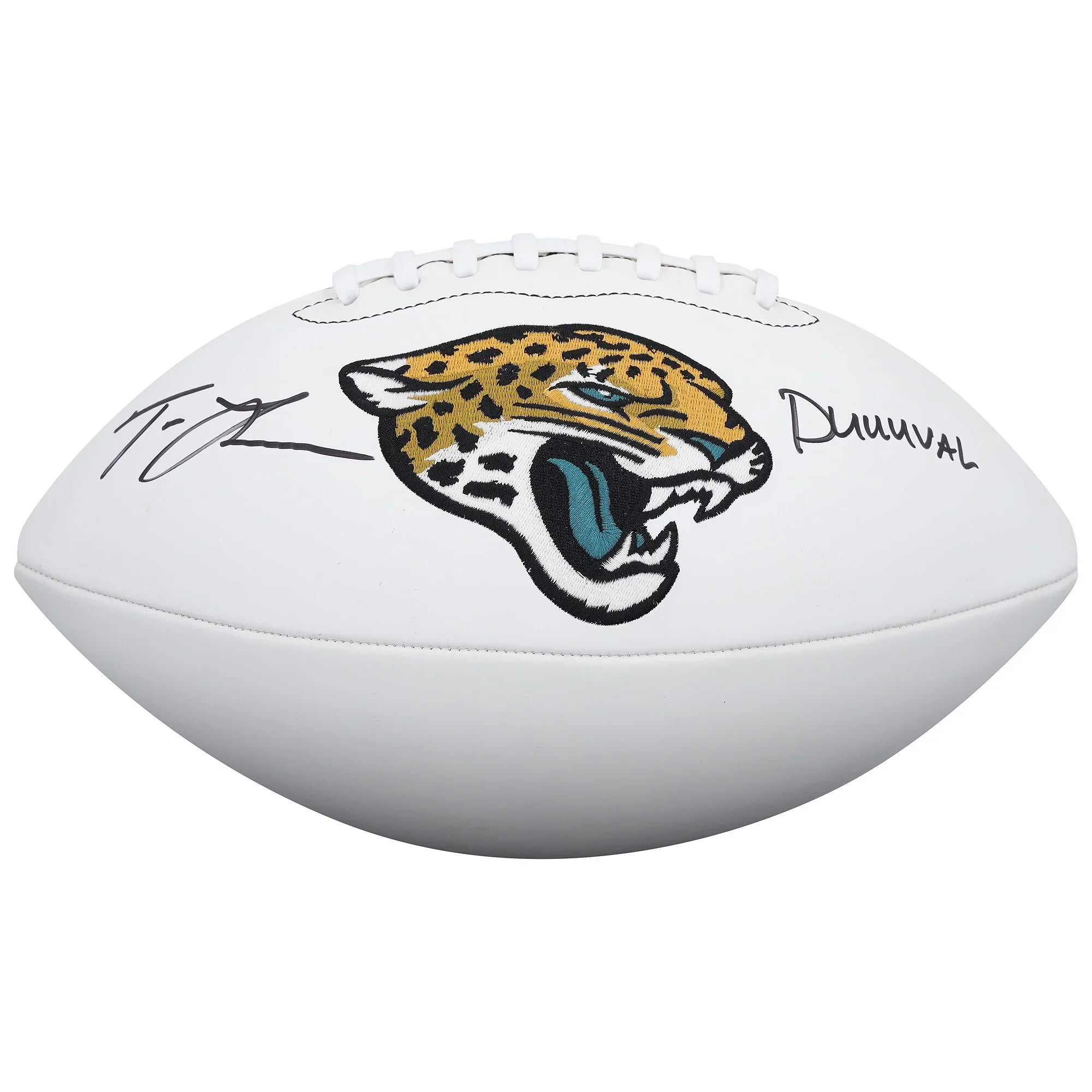 Trevor Lawrence Signed Wilson Football | DUUUVAL Inscription