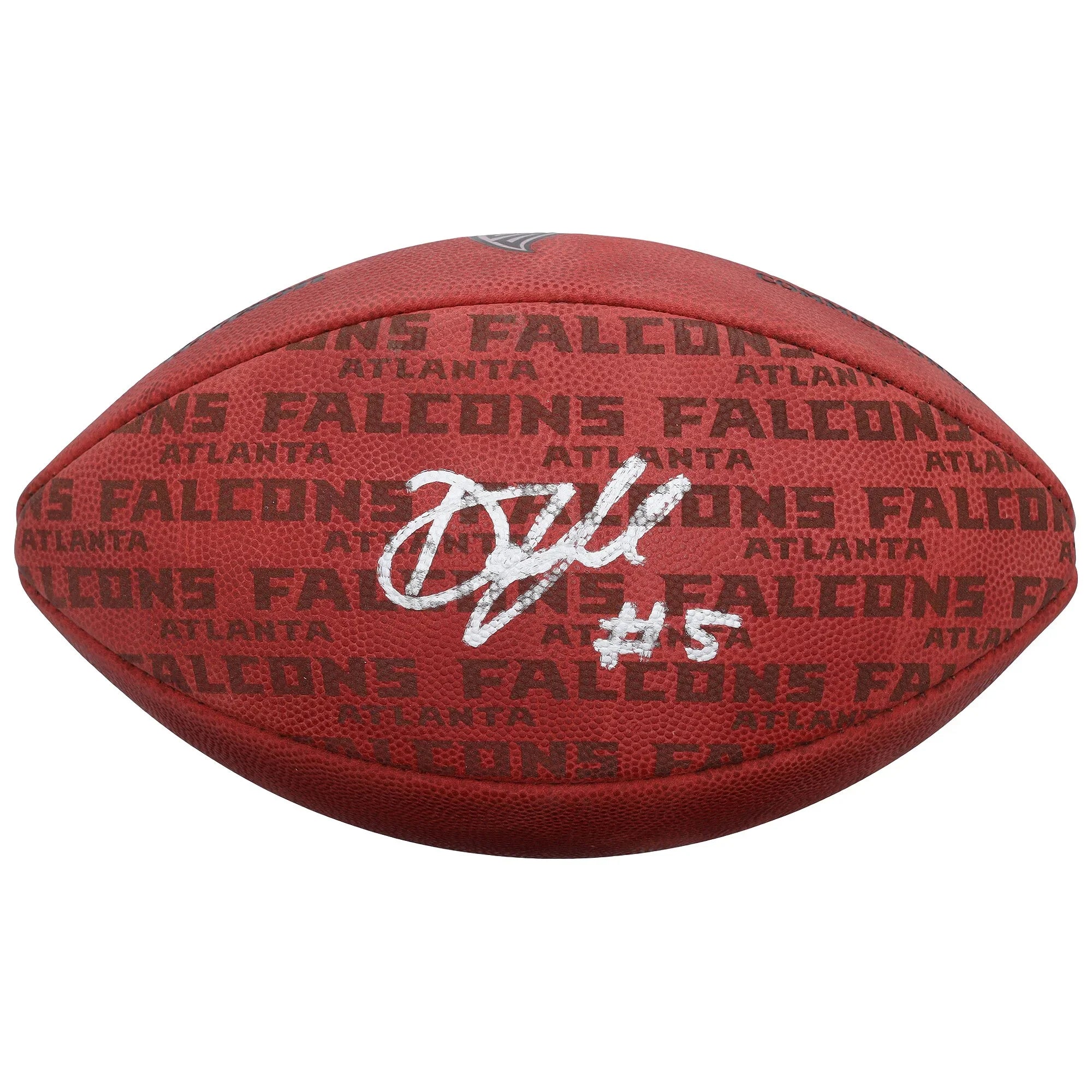 Drake London Signed Duke Showcase Football | Atlanta Falcons