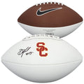 Drake London Signed USC Trojans White Nike Football | Authenticated