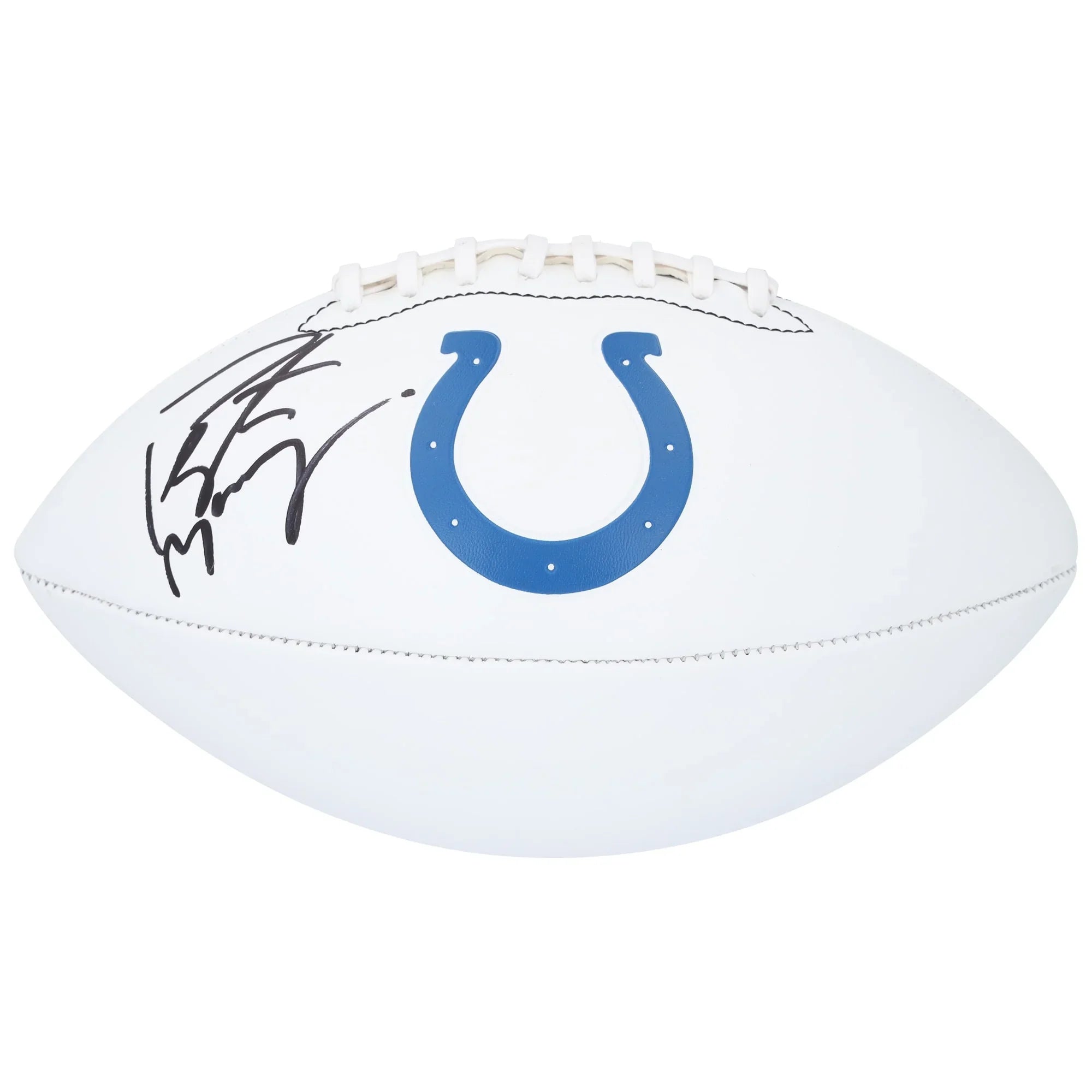 Peyton Manning Signed Indianapolis Colts Football | White Panel