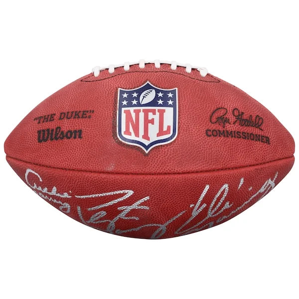 Archie, Peyton & Eli Manning Signed Wilson Duke Football | Authenticated