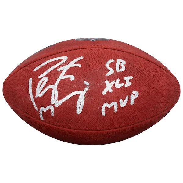 Peyton Manning Signed Colts Football | SB XLI MVP Inscription