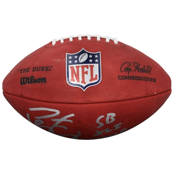Peyton Manning Signed Colts Football | SB XLI MVP Inscription