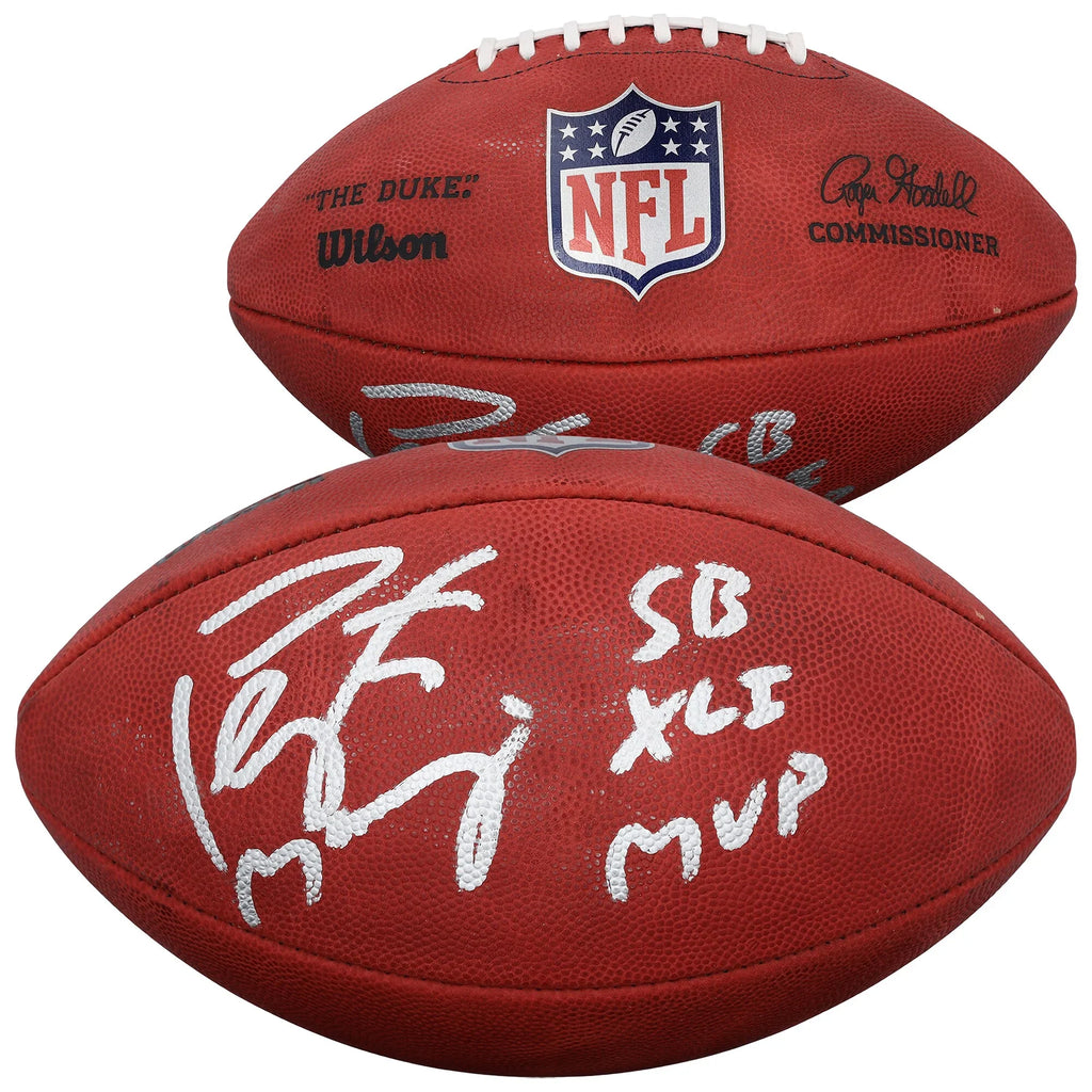 Peyton Manning Signed Colts Football | SB XLI MVP Inscription