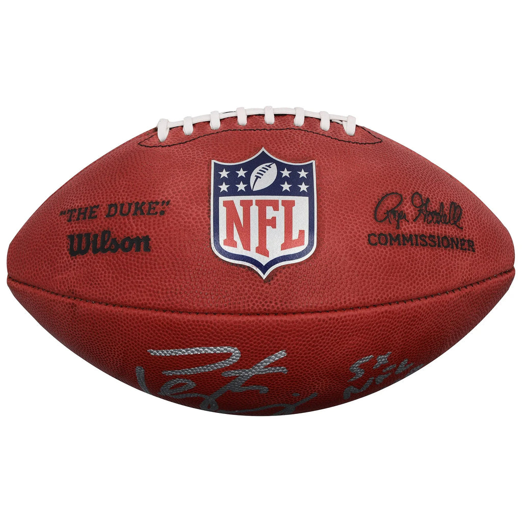 Peyton Manning Signed Colts Football | 5x NFL MVP Inscription