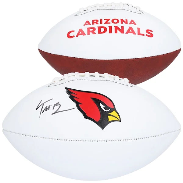Trey McBride Signed Cardinals Football | Franklin White Panel