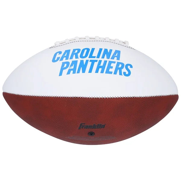 Tetairoa McMillan Signed Panthers Football | Franklin White Panel
