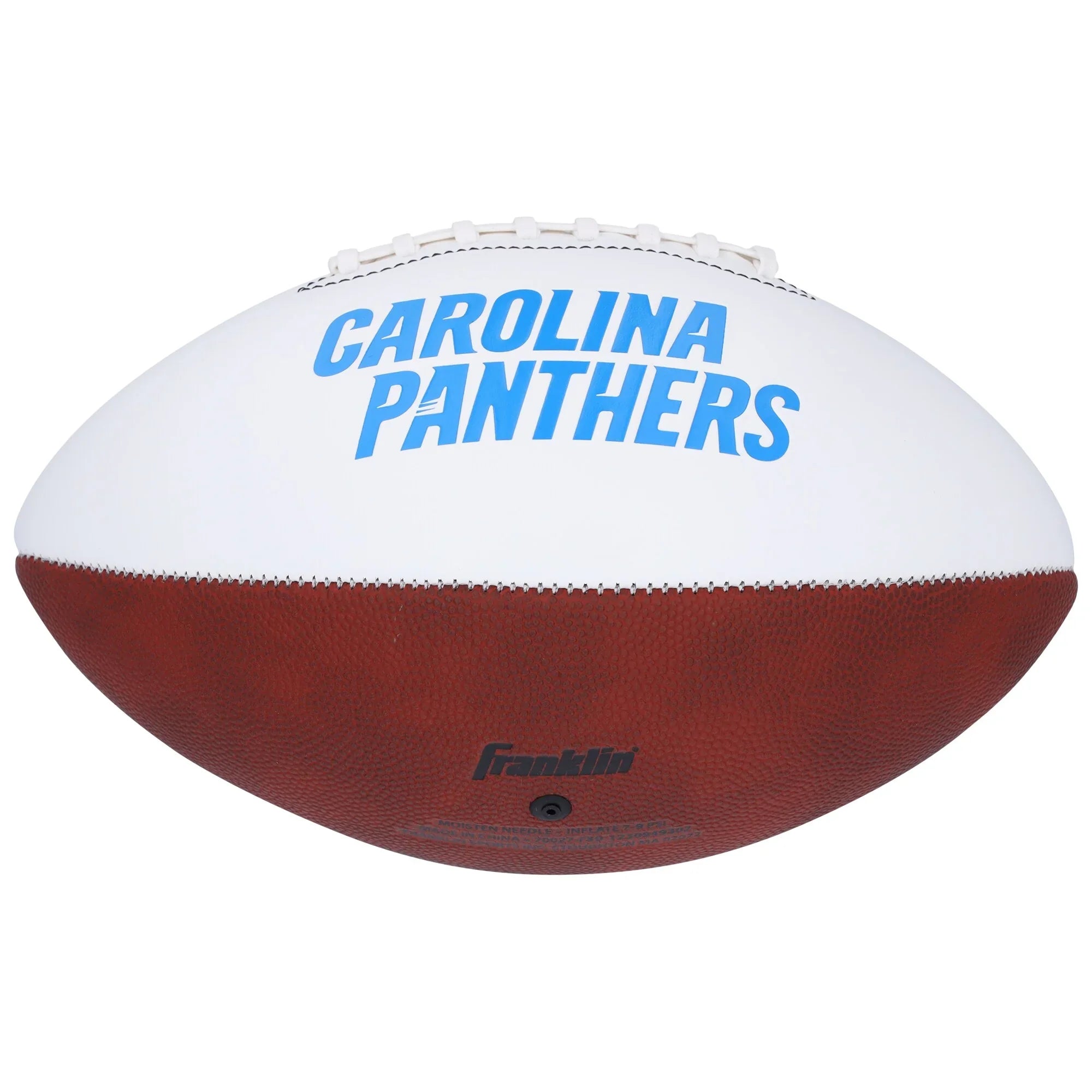 Tetairoa McMillan Signed Panthers Football | Franklin White Panel