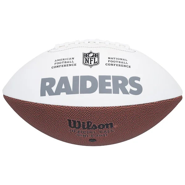 Fernando Mendoza Signed Raiders Football | 2026 #1 Pick Inscription