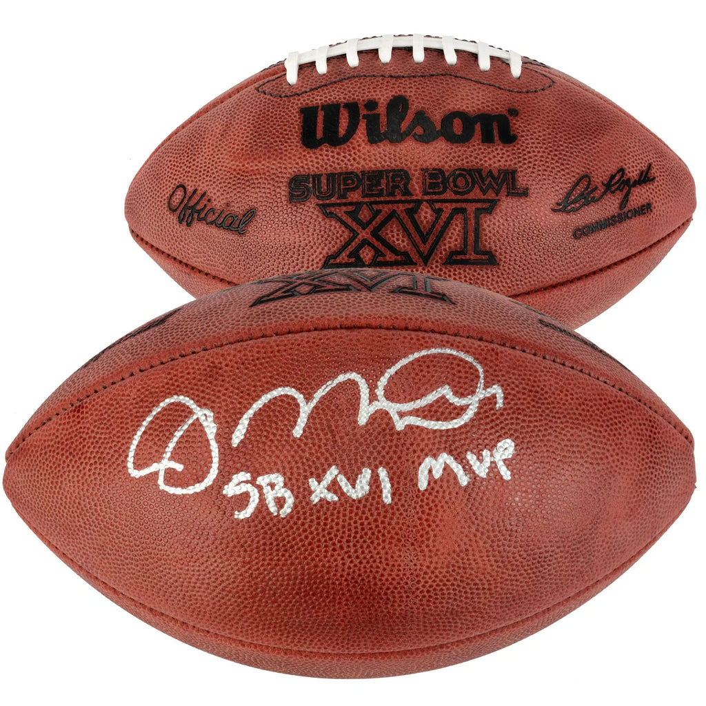 Joe Montana Signed Super Bowl XVI Pro Football | SB XVI MVP Inscription