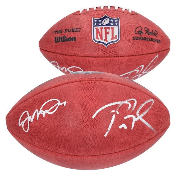Tom Brady & Joe Montana Signed Duke Football | Dual Hall of Famers