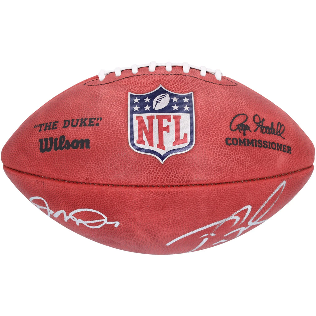 Tom Brady & Joe Montana Signed Duke Football | Dual Hall of Famers
