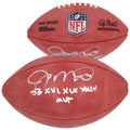 Joe Montana Signed Duke Football | SB XVI, XIX, XXIV MVP Inscription