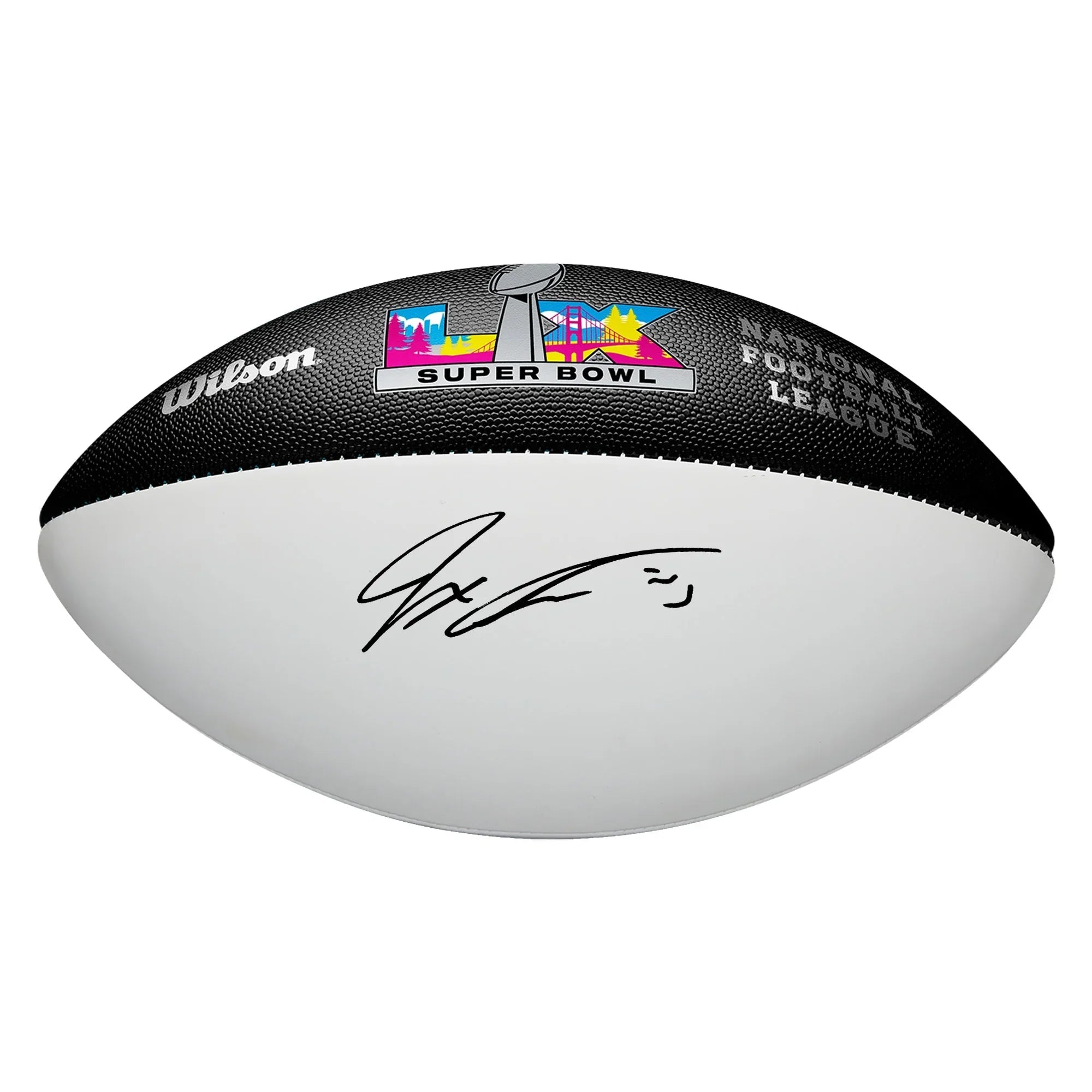 Jaxon Smith-Njigba Signed Super Bowl LX Football | Seattle Seahawks