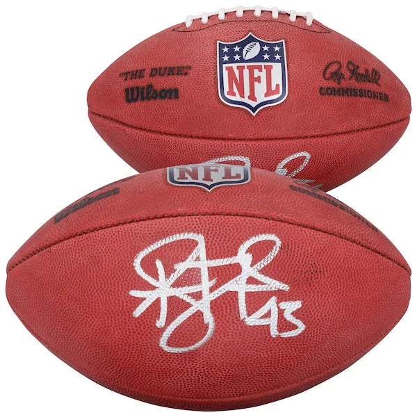 Troy Polamalu Signed Pittsburgh Steelers Football | Authenticated