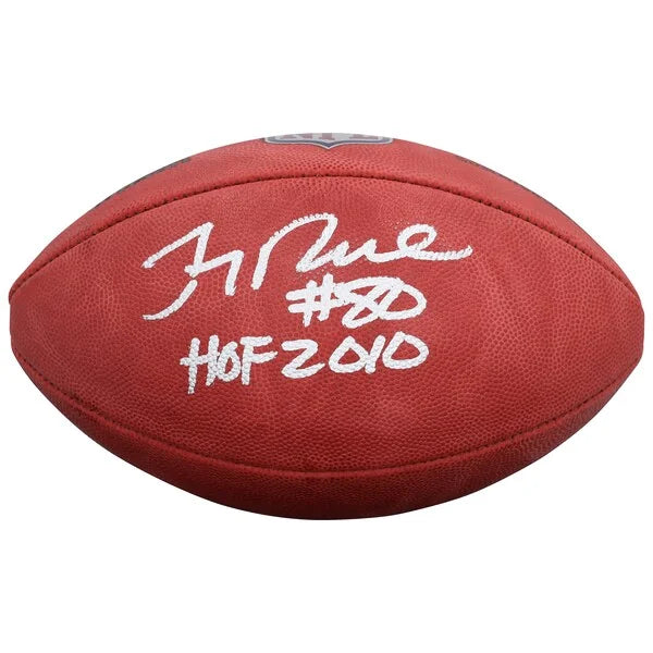 Jerry Rice Signed 49ers Football | HOF 2010 Inscription