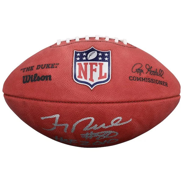 Jerry Rice Signed 49ers Football | HOF 2010 Inscription