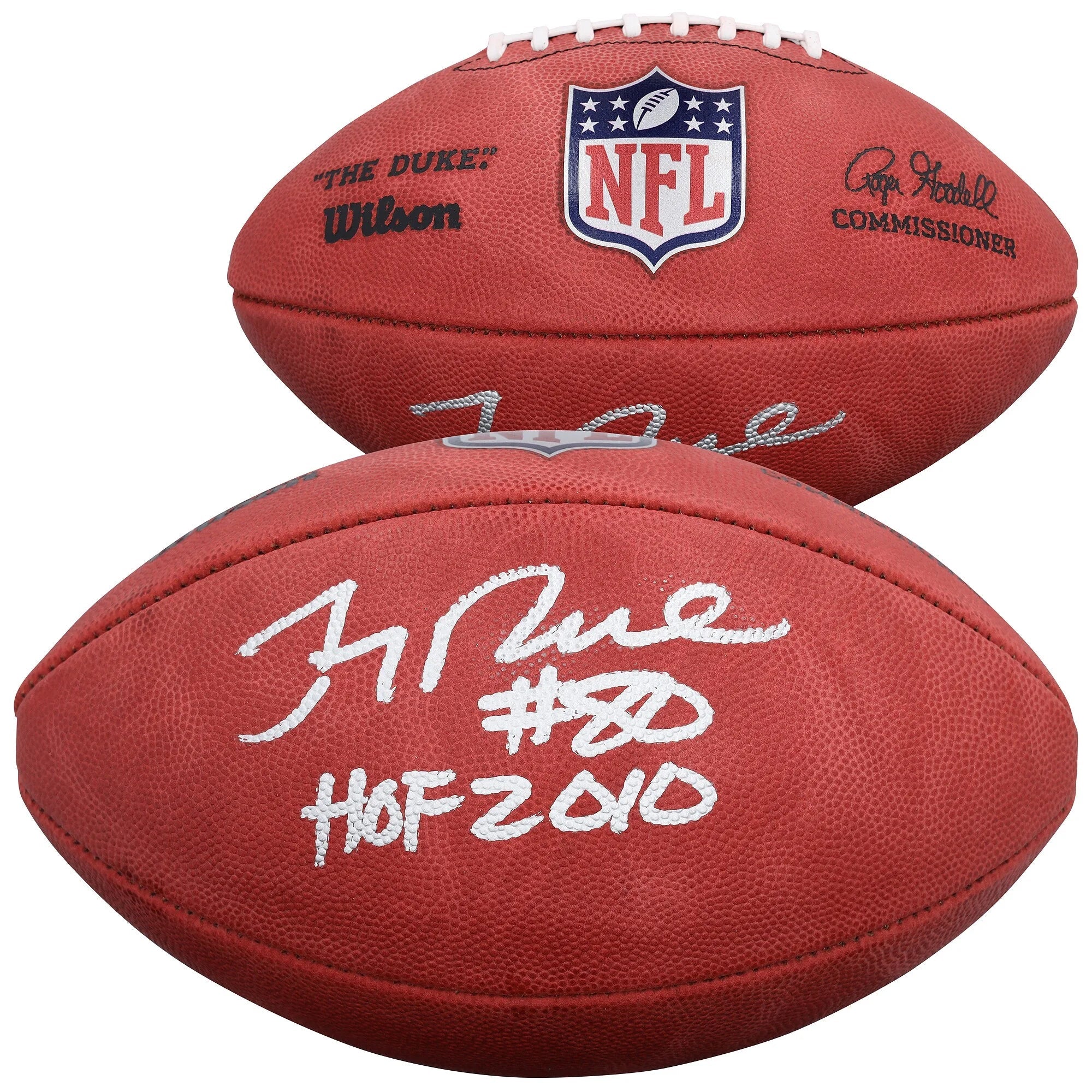 Jerry Rice Signed 49ers Football | HOF 2010 Inscription