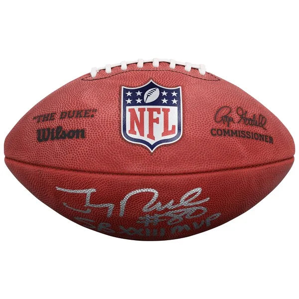 Jerry Rice Signed 49ers Football | SB XXIII MVP Inscription