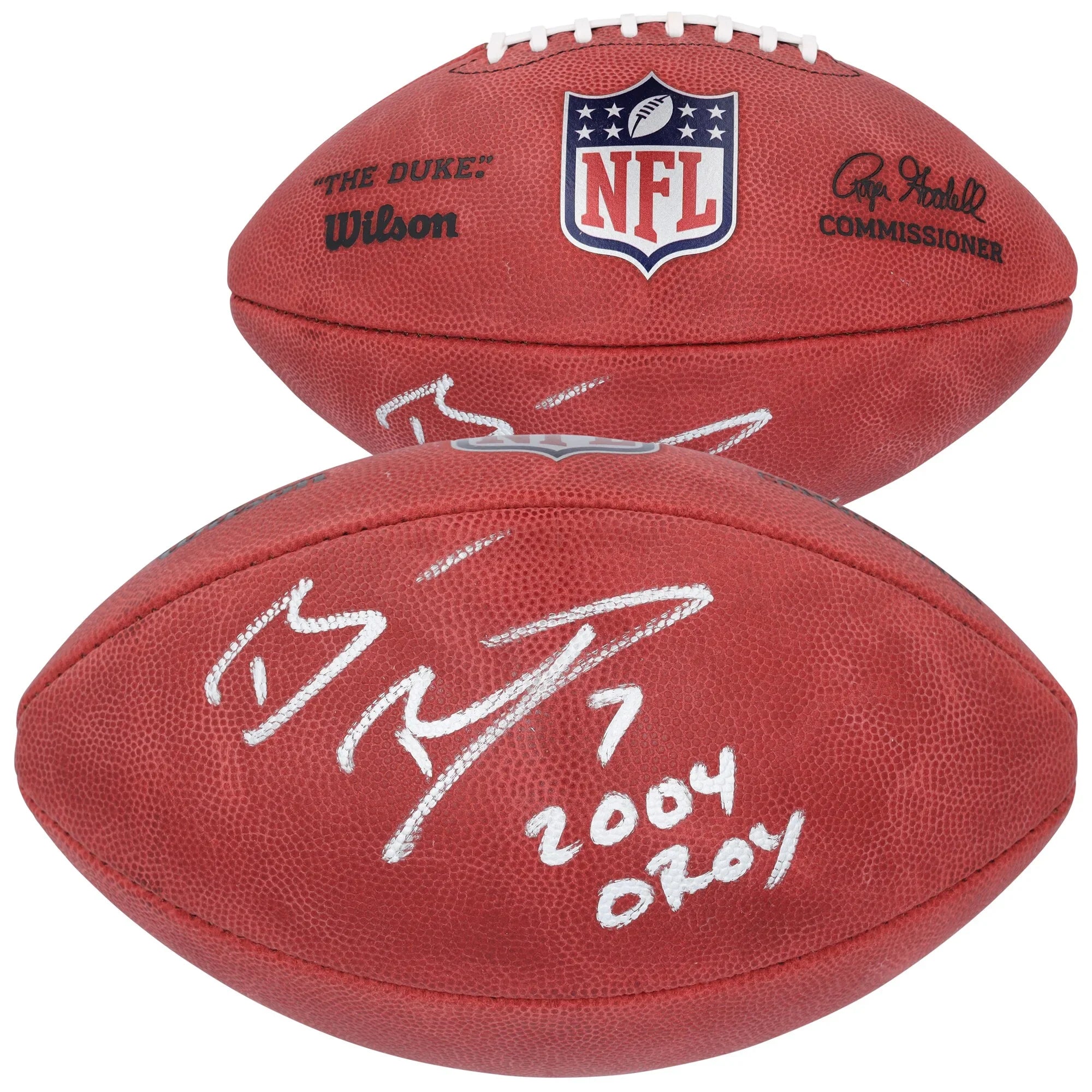 Ben Roethlisberger Signed Steelers Football | 2004 OROY Inscription