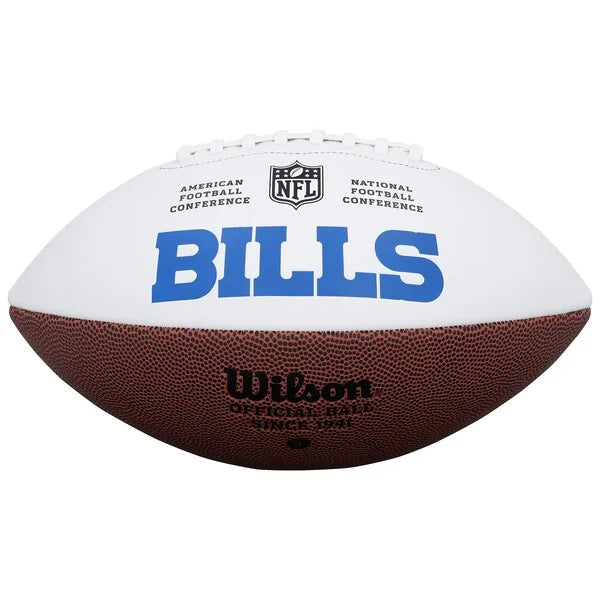 Khalil Shakir Signed Buffalo Bills Wilson Football | Authenticated