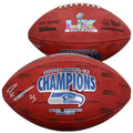 Jaxon Smith-Njigba Seattle Seahawks Autographed Super Bowl LX Champions Wilson Duke Football - FA1