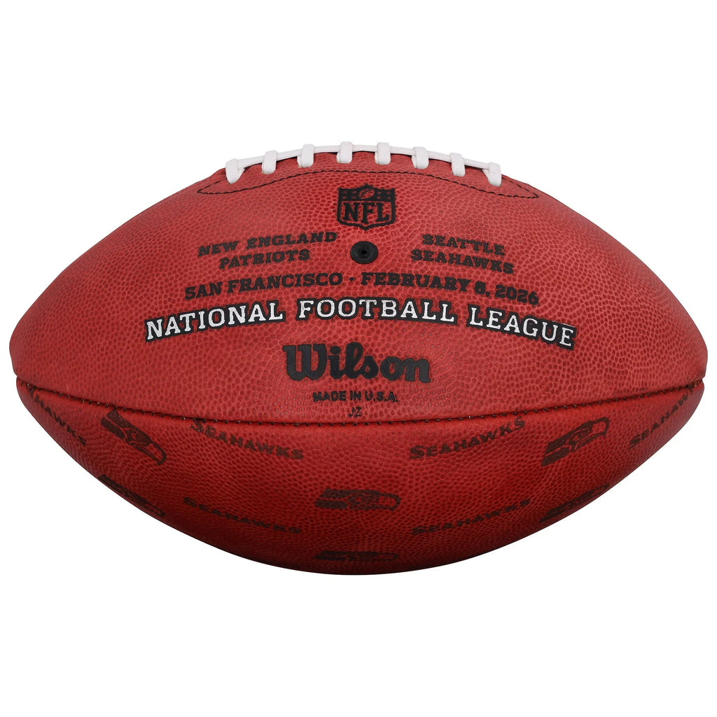 Jaxon Smith-Njigba Seattle Seahawks Autographed Super Bowl LX Champions Wilson Duke Football - FA1