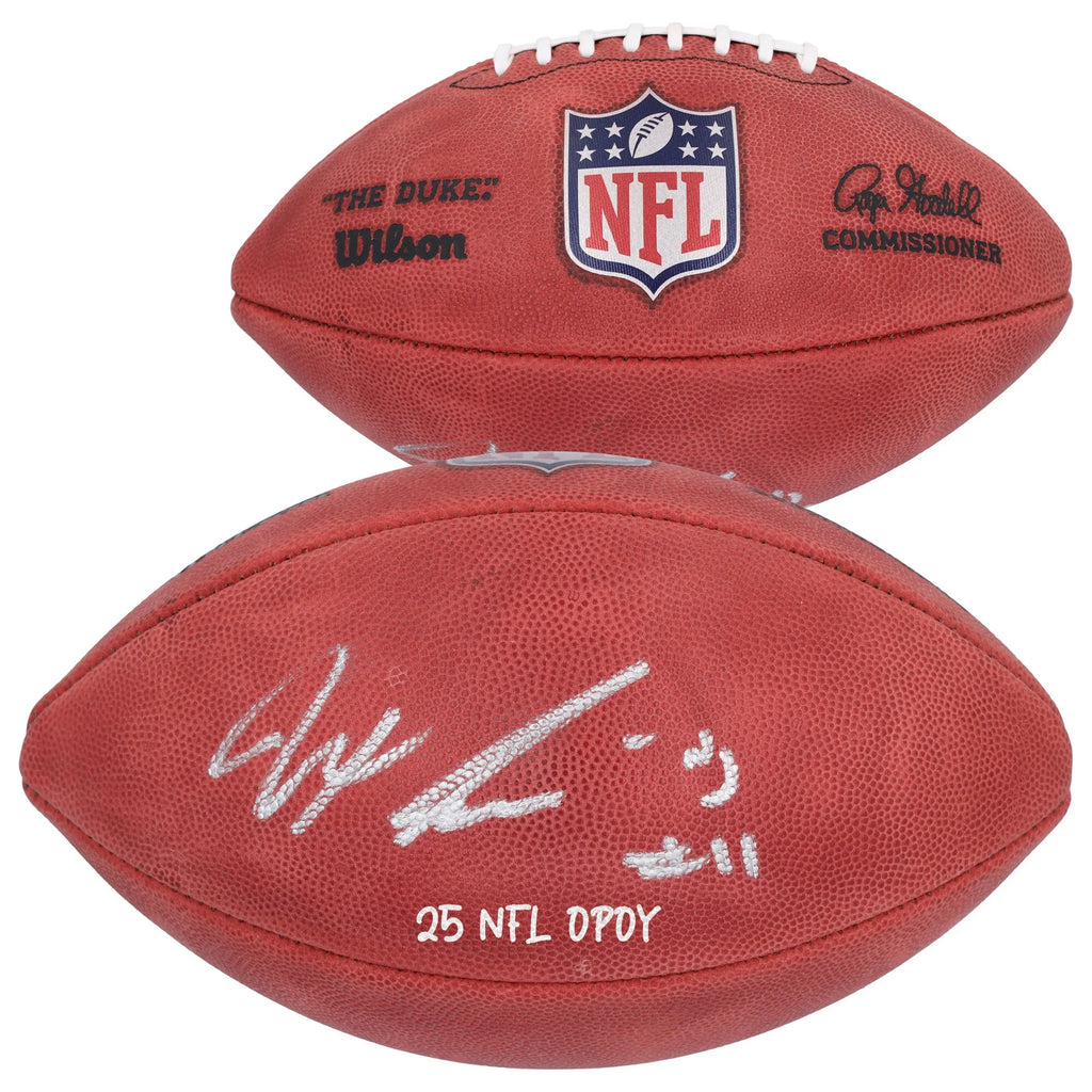 Jaxon Smith-Njigba Signed Duke Football | 25 NFL OPOY Inscription