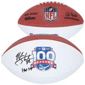 Michael Strahan Signed Giants Football | HOF 14 Inscription