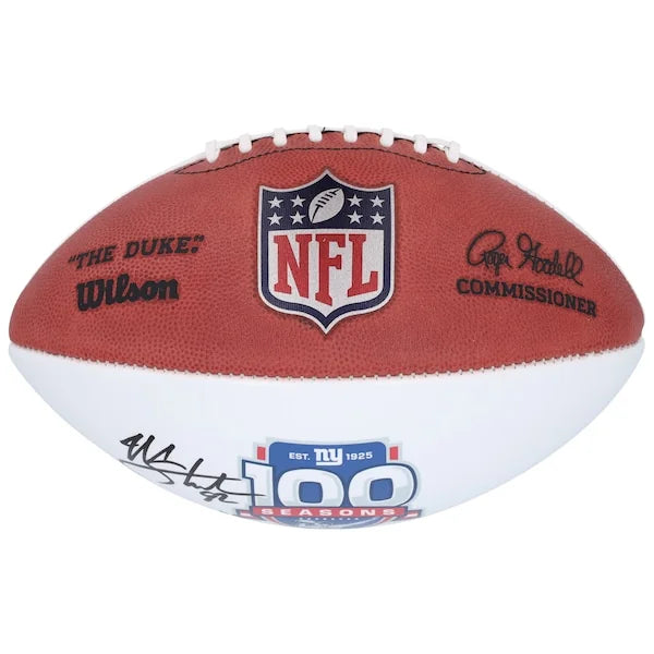 Michael Strahan Signed Giants Football | HOF 14 Inscription