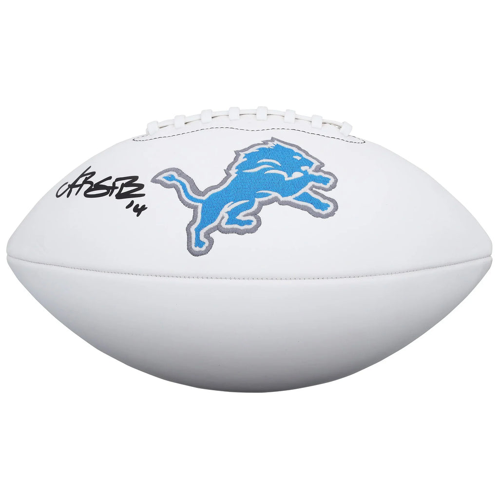 Amon-Ra St. Brown Signed Wilson White Panel Football | Detroit Lions