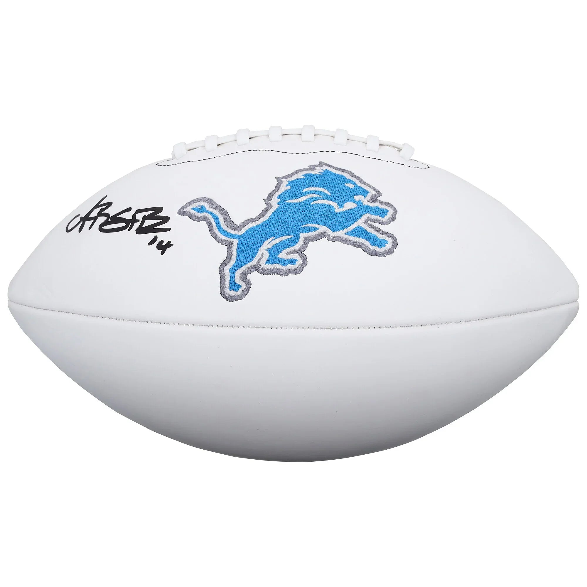 Amon-Ra St. Brown Signed Wilson White Panel Football | Detroit Lions