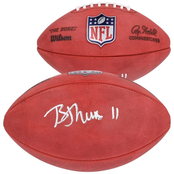Brian Thomas Jr. Signed Wilson Duke Football | Jacksonville Jaguars
