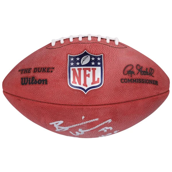 Brian Urlacher Signed Chicago Bears Football | DPOY 05 / HOF 18