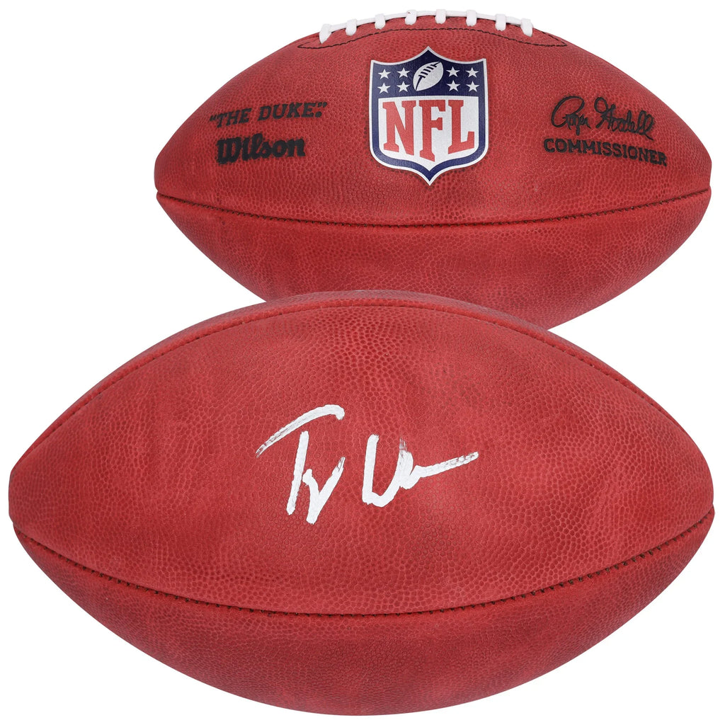 Tyler Warren Signed Indianapolis Colts Football | Wilson Duke