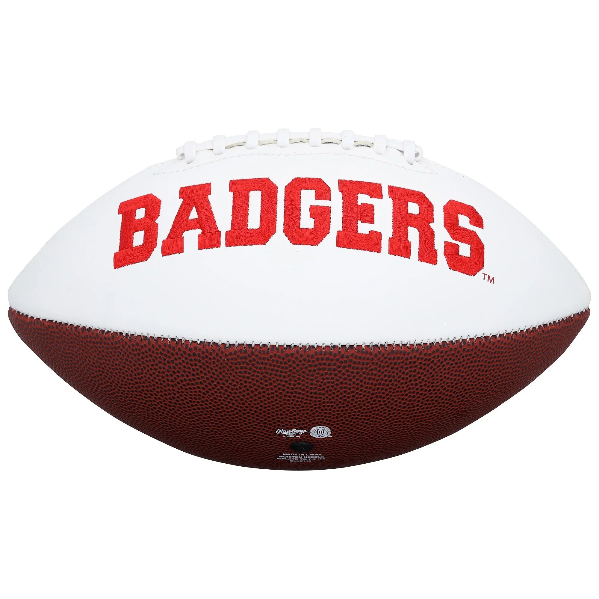 T.J. Watt Signed Wisconsin Badgers Football | White Panel