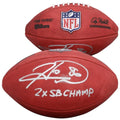 Hines Ward Signed Steelers Football | 2x SB Champ Inscription