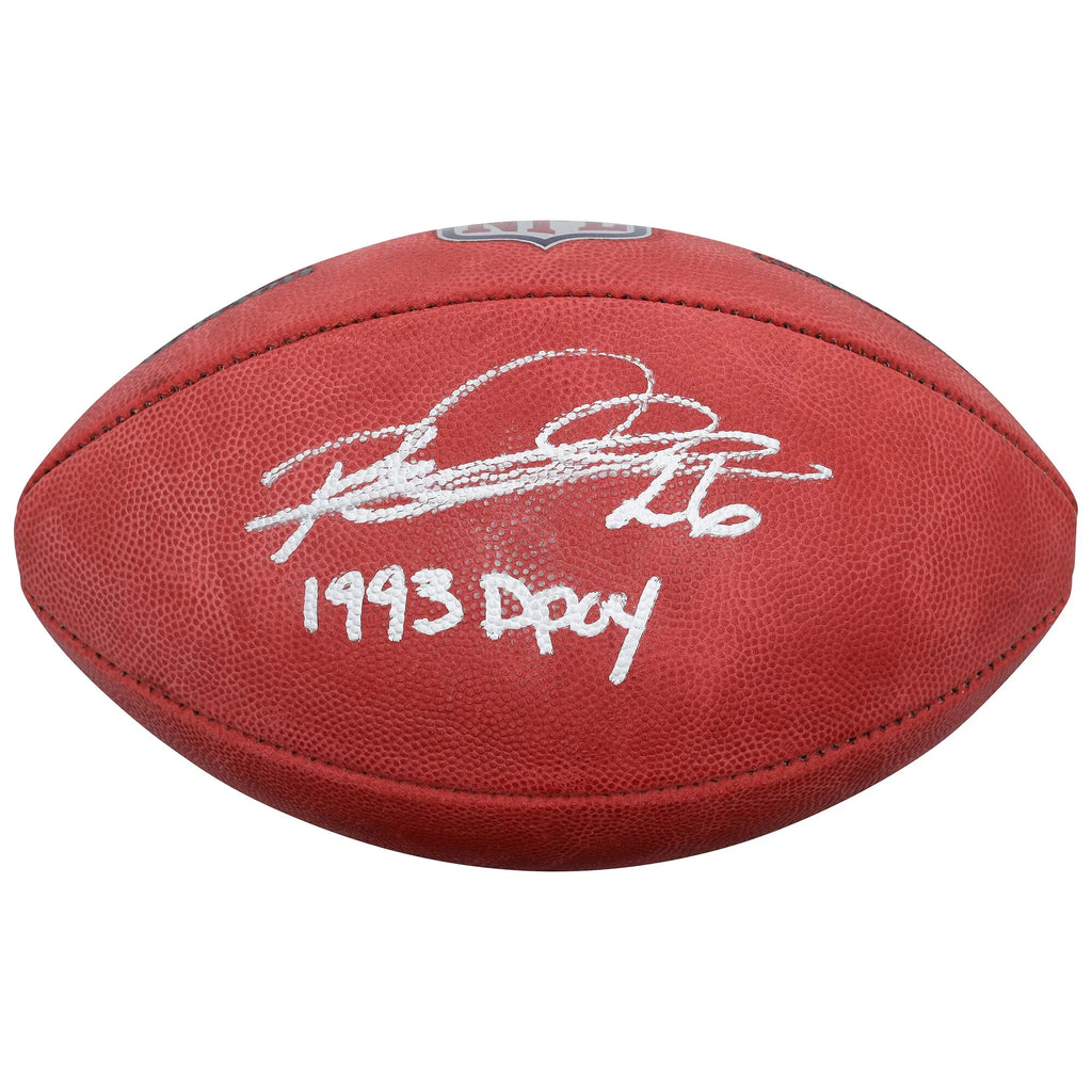 Rod Woodson Signed Steelers Football | 1993 DPOY Inscription