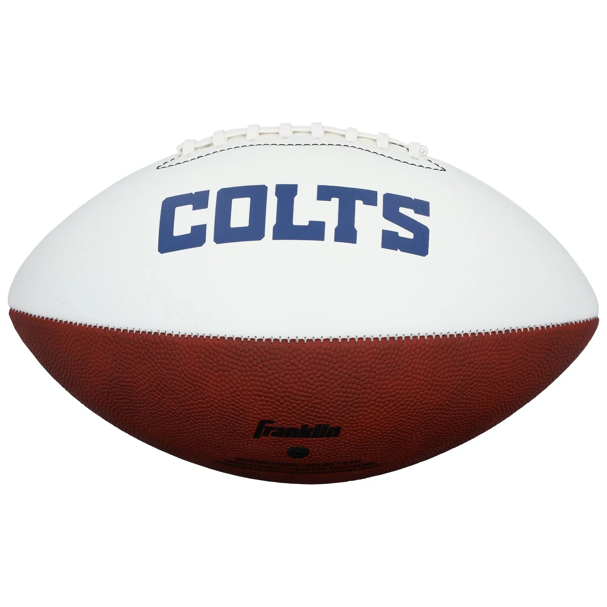 Tyler Warren Signed Colts Football | 2025 #14 Pick Inscription