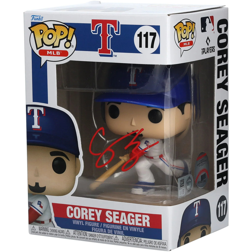 Corey Seager Signed Funko Pop! Vinyl Figurine | Texas Rangers